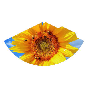 Chapeaux De Fètes Casquette du Sunflower et Bees Party