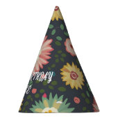 Chapeaux De Fètes Casquette floral personnalisé complexe (Droite)