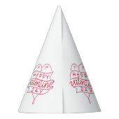 Chapeaux De Fètes Casquette Heureuse Sainte-Valentin (Dos)