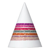 Chapeaux De Fètes Casquette Rainbow Party à terminer (Devant)