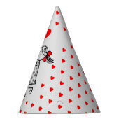 Chapeaux De Fètes Casquette romantique à couple avec coeur (Droite)