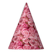 Chapeaux De Fètes Casquette rose de partie de roses (Gauche)