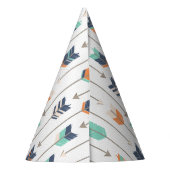 Chapeaux De Fètes Casquette vert orange bleu de fête d'anniversaire (Dos)
