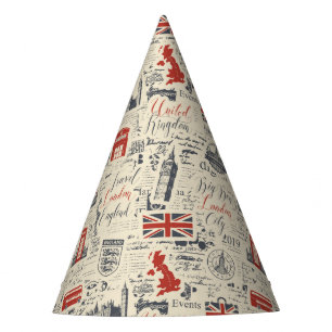 Chapeaux De Fètes Casquette vintage du London Party