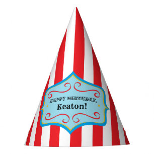 Chapeaux De Fètes Casquette vintage personnalisé de partie de cirqu