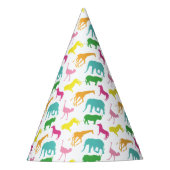 Chapeaux De Fètes Casquettes animaux de fête d'anniversaire de fille (Devant)