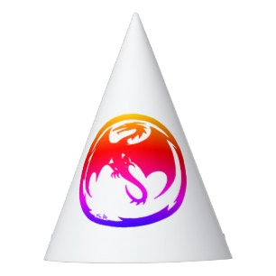 Chapeaux De Fètes Casquettes blancs de Neon Dragon