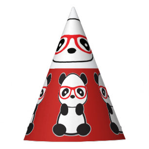 Chapeaux De Fètes Casquettes d'anniversaire d'ours panda - ours de
