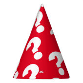 Chapeaux De Fètes Casquettes de cônes de papier de marque d'interrog (Gauche)