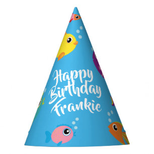 Chapeaux De Fètes Casquettes de fête d'anniversaire d'aquarium de