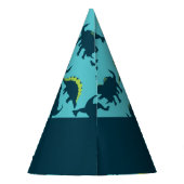 Chapeaux De Fètes Casquettes de fête d'anniversaire de Dinosaur (Dos)