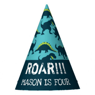 Chapeaux De Fètes Casquettes de fête d'anniversaire de Dinosaur