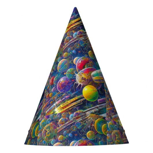Chapeaux De Fètes Casquettes de la course spatiale (Devant)