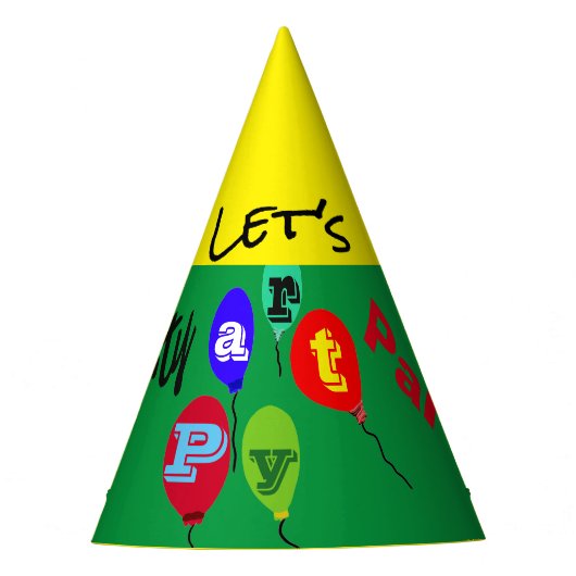 Chapeaux De Fètes Casquettes de la Festive Balloons Party (Devant)