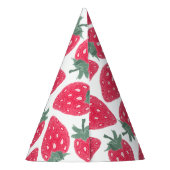 Chapeaux De Fètes Casquettes de la fête d'anniversaire de la fraise  (Dos)