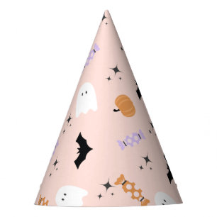 Chapeaux De Fètes Casquettes de la fête d'Halloween rose moderne