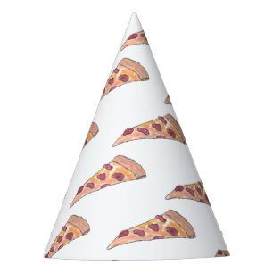 Chapeaux De Fètes Casquettes de la "Pizza Party"