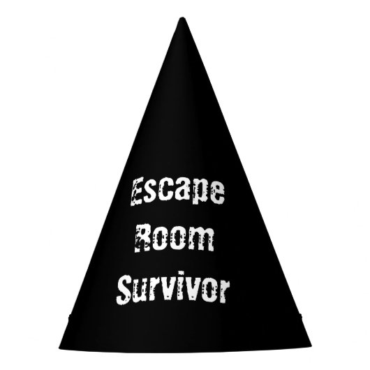 Chapeaux De Fètes casquettes de la soirée "Escape Room" (Devant)