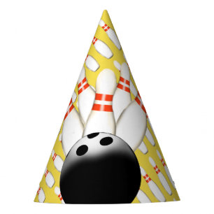 Chapeaux De Fètes Casquettes de papier de bowling
