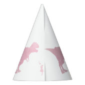 Chapeaux De Fètes Casquettes de partie de dinosaure de filles - TRex (Dos)