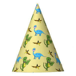 Chapeaux De Fètes Casquettes de partie de dinosaures