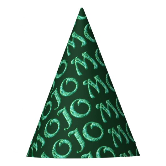Chapeaux De Fètes Casquettes du parti vert Mojo (Devant)