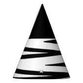 Chapeaux De Fètes Casquettes noirs et blancs de partie (Gauche)