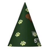 Chapeaux De Fètes Casquettes verts très mignons d'anniversaire de (Gauche)