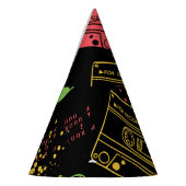 Chapeaux De Fètes Cassettes Cool style années 90 (Gauche)