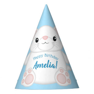 Chapeaux De Fètes Cat Anniversaire Fête Kitty Blue