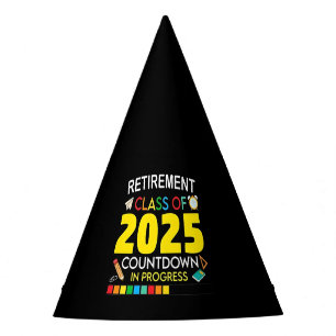 Chapeaux De Fètes Catégorie de retraite du compte à rebours 2025 en 