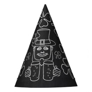 Chapeaux De Fètes Chalkboard Leprechaun, Saint Patrick's Day
