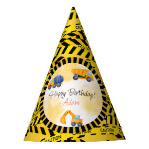 Chapeaux De Fètes Chariot de construction Anniversaire