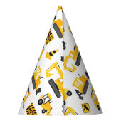 Chapeaux De Fètes Chariots de construction Motif de fête d'anniversa (Dos)
