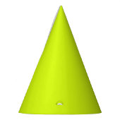 Chapeaux De Fètes Chartreuse Jaune (couleur unie)  (Gauche)