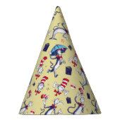 Chapeaux De Fètes Chat Dans Le Casquette | Motif jaune (Droite)