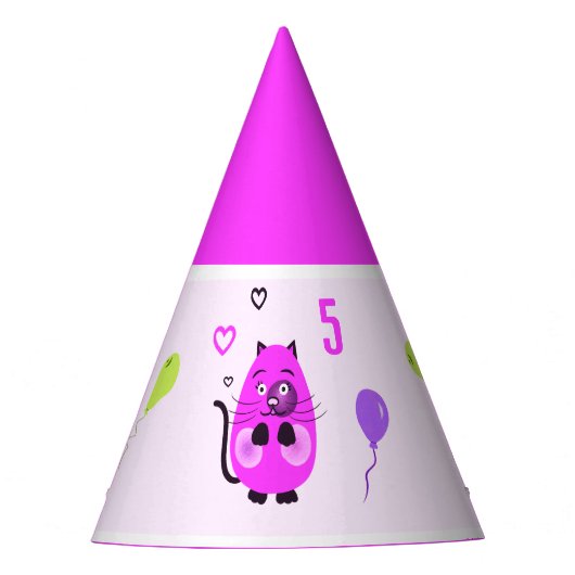 Chapeaux De Fètes Chat lilas mou (Devant)