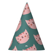 Chapeaux De Fètes Chat mignon coloré Anniversaire (Gauche)