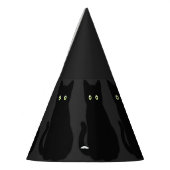 Chapeaux De Fètes Chat noir, chaton mignon, plaisir spottaculaire (Gauche)