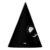 Chapeaux De Fètes Chat noir et blanc (Gauche)