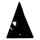 Chapeaux De Fètes Chat noir et blanc (Droite)