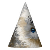 Chapeaux De Fètes Chaton blanc précieux (Gauche)
