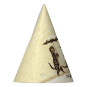 Chapeaux De Fètes Chats d'anniversaire marchant debout dans les para (Gauche)