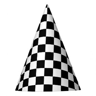 Chapeaux De Fètes Checkered noir