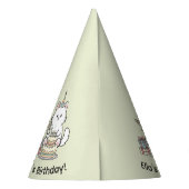 Chapeaux De Fètes Cheery Cat Birthday Cake Customizable Design (Dos)