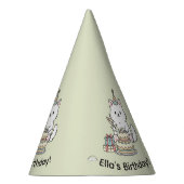 Chapeaux De Fètes Cheery Cat Birthday Cake Customizable Design (Droite)