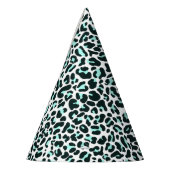 Chapeaux De Fètes Cheetah Leopard de neige Poster de animal en coule (Gauche)