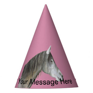 Chapeaux De Fètes Cheval gris