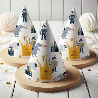 Chapeaux De Fètes Chevaliers et Dragons | Fairytale King Crown