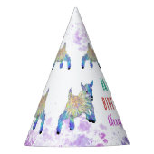 Chapeaux De Fètes Chèvre fête d'anniversaire personnalisée (Devant)